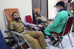Gerakan Kemanusian, Dinas Kominfo Sanggau Gelar Aksi Donor Darah