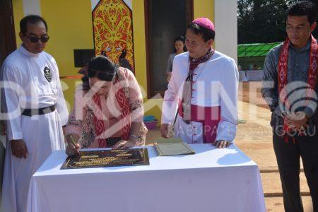 Wakil Bupati Sanggau Resmikan Gereja Santo Yosef Stasi Sayok