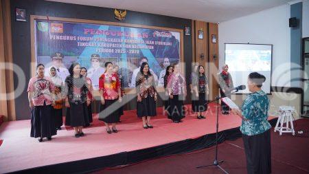 Bupati Sanggau Kukuhkan Pengurus FORIKAN Kabupaten dan Kecamatan Periode 2025–2030
