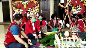 DAD Kab. Sanggau Gelar Ritual Adat Nosu Minu Podi Dan Mpokant Podagi
