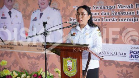 Hadiri Acara HUT ke-63 PWRI, Wabup Sanggau Berharap Anggota PWRI Terus Mengabdi Untuk Kabupaten Sanggau