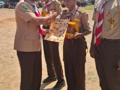 HUT Pramuka ke-64 di Tayan Hilir, Kepala Dinas Kominfo Kabupaten Sanggau Dorong Pramuka Aktif dalam Mitigasi Bencana dan Sosial