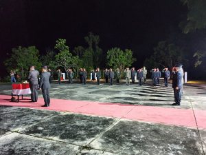 Upacara Kehormatan dan Renungan Suci di TMP Patriot Bangsa Sanggau