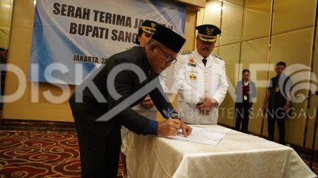 Serah Terima Jabatan Bupati Sanggau