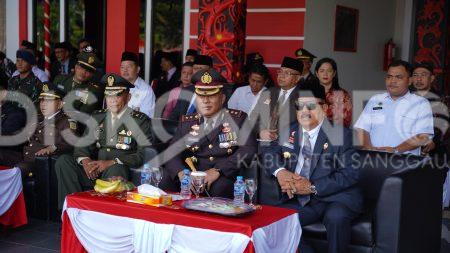 Bupati Sanggau Ikuti Upacara Peringatan HUT Bhayangkara ke-79, Komitmen Bersama Mewujudkan Keamanan dan Ketertiban