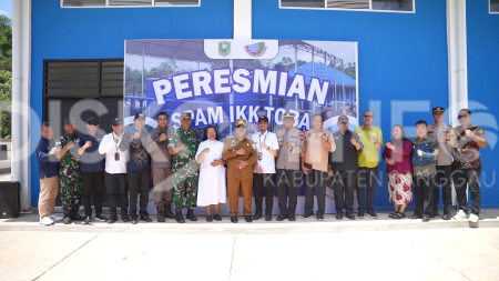 SPAM IKK Toba di Resmikan, Ini Pesan Bupati Sanggau