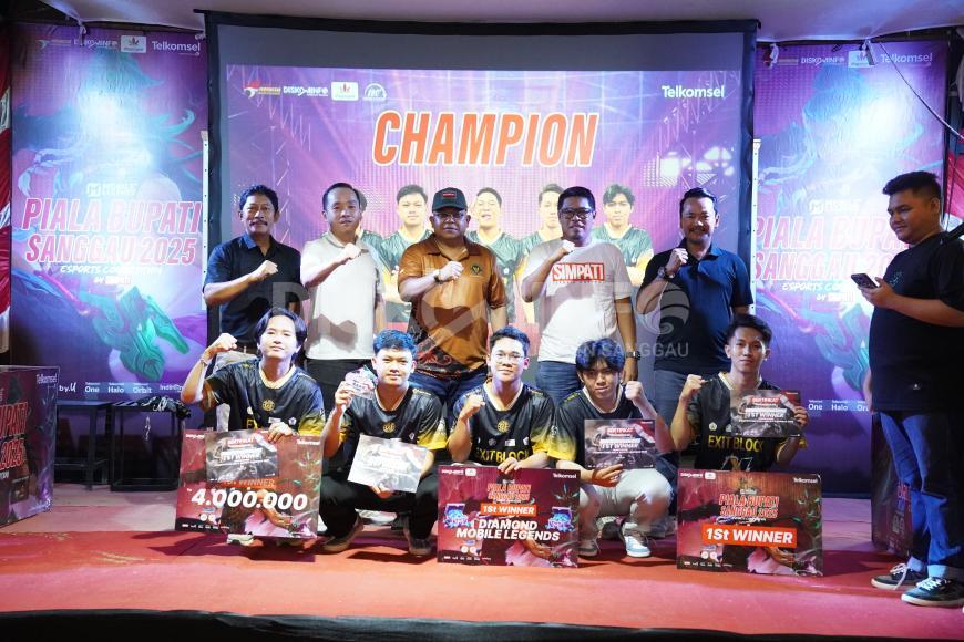 Exit Block Esports Juara Turnamen MLBB Piala Bupati Sanggau 2025
