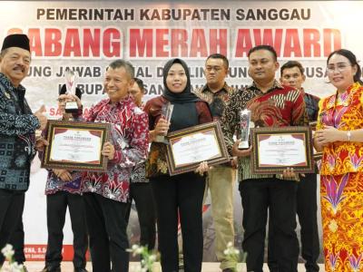 PT Antam Tbk UBPB Sanggau Raih Peringkat Pertama Sabang Merah Award 2025