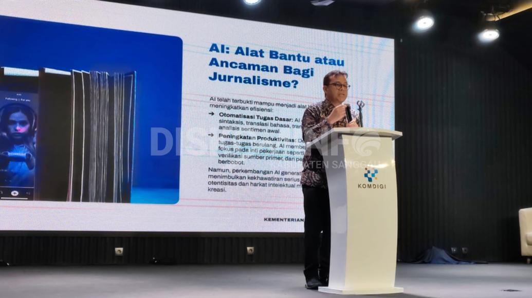 Komdigi Tegaskan Etika dan Regulasi AI sebagai Pilar Kerja Redaksi Modern