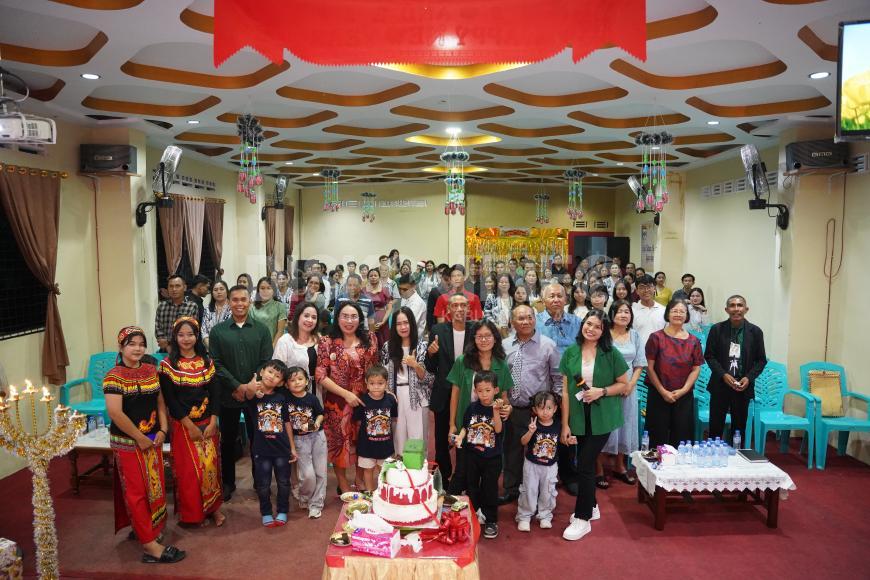 Wakil Bupati Sanggau Hadiri Perayaan Natal Bersama GSJA Lahai El-Roi Sanggau