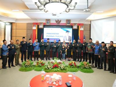 Bupati Sanggau dan Wakil Bupati Sanggau Hadiri Pengantar Purna Tugas Asisten III Setda Sanggau Bapak Burhanuddin