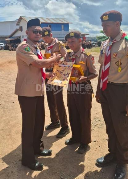 HUT Pramuka ke-64 di Tayan Hilir, Kepala Dinas Kominfo Kabupaten Sanggau Dorong Pramuka Aktif dalam Mitigasi Bencana dan Sosial