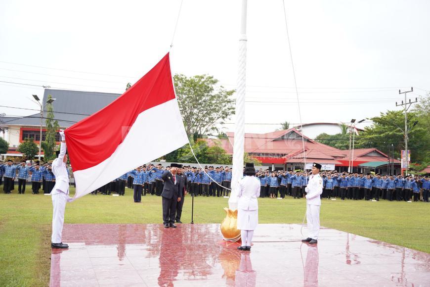 Bupati Sanggau Pimpin Upacara HUT ke-69 Pemprov Kalbar, Tegaskan Kolaborasi Pembangunan