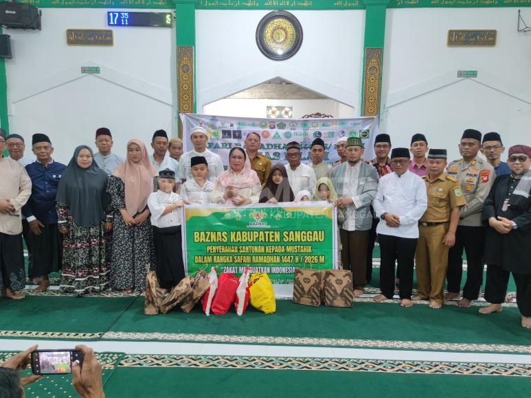 Wakil Bupati Sanggau Hadiri Safari Ramadhan di Masjid Nur Hidayah Sengoret