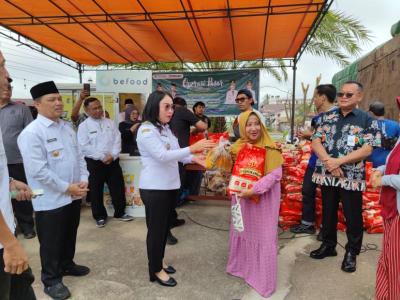Wakil Bupati Sanggau Hadiri Operasi Pasar Pemprov Kalbar untuk Kendalikan Inflasi Daerah