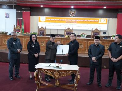 DPRD Sanggau Sampaikan Rekomendasi atas LKPj Bupati Sanggau TA. 2025, Ini Jawaban Bupati Sanggau