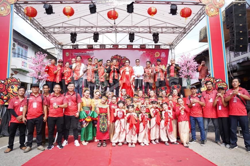 Pembukaan Perayaan Imlek dan Cap Go Meh Tahun 2026, Ini Pesan Wakil Bupati Sanggau