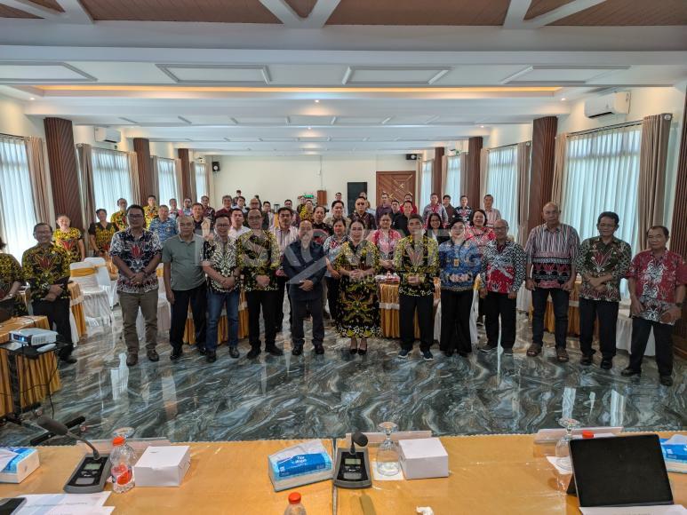 Bupati dan Wakil Bupati Sanggau Hadiri Rakerda LP3KD Jelang Pesparani Kabupaten