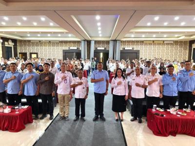 Evaluasi Program Makan Bergizi Gratis, Wabup Sanggau Hadiri Pengarahan Bersama Mitra dan Yayasan