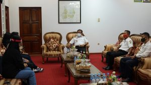 Bupati Sanggau Terima Kunjungan Dari Komisi Informasi Kalimantan Barat