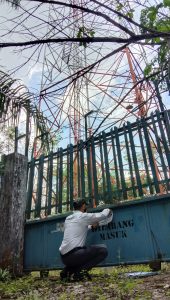 Monitoring Menara Telekomunikasi Serta Pemasangan Stiker Tanda Lunas Retribusi Menara Di Kecamatan Kembayan