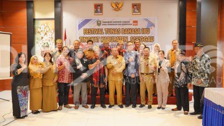 Kepala Dinas Komunikasi dan Informatika Kabupaten Sanggau Hadiri Festival Tunas Bahasa Ibu
