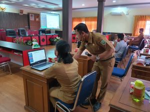 Dinas Kominfo Gelar Rapat Teknis Pengelola Pengaduan SP4N Lapor Daerah Kabupaten Sanggau