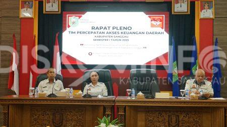 Ikuti Rapat Pleno Semester I TPKAD Kabupaten Sanggau Tahun 2025, Ini Pesan Wakil Bupati Sanggau