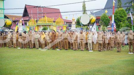 Pemkab Sanggau Gelar Apel Gabungan Pasca Cuti Bersama