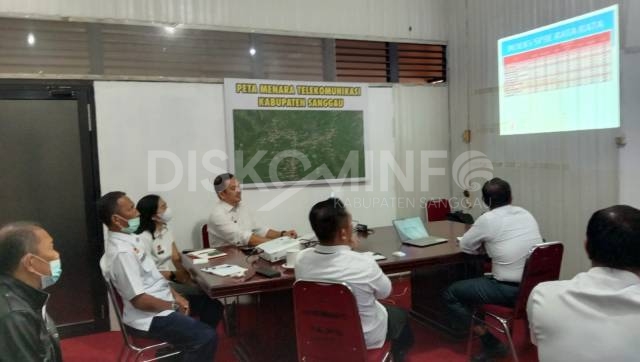 Rapat Evaluasi Indeks SPBE Kabupaten Sanggau Tahun 2021